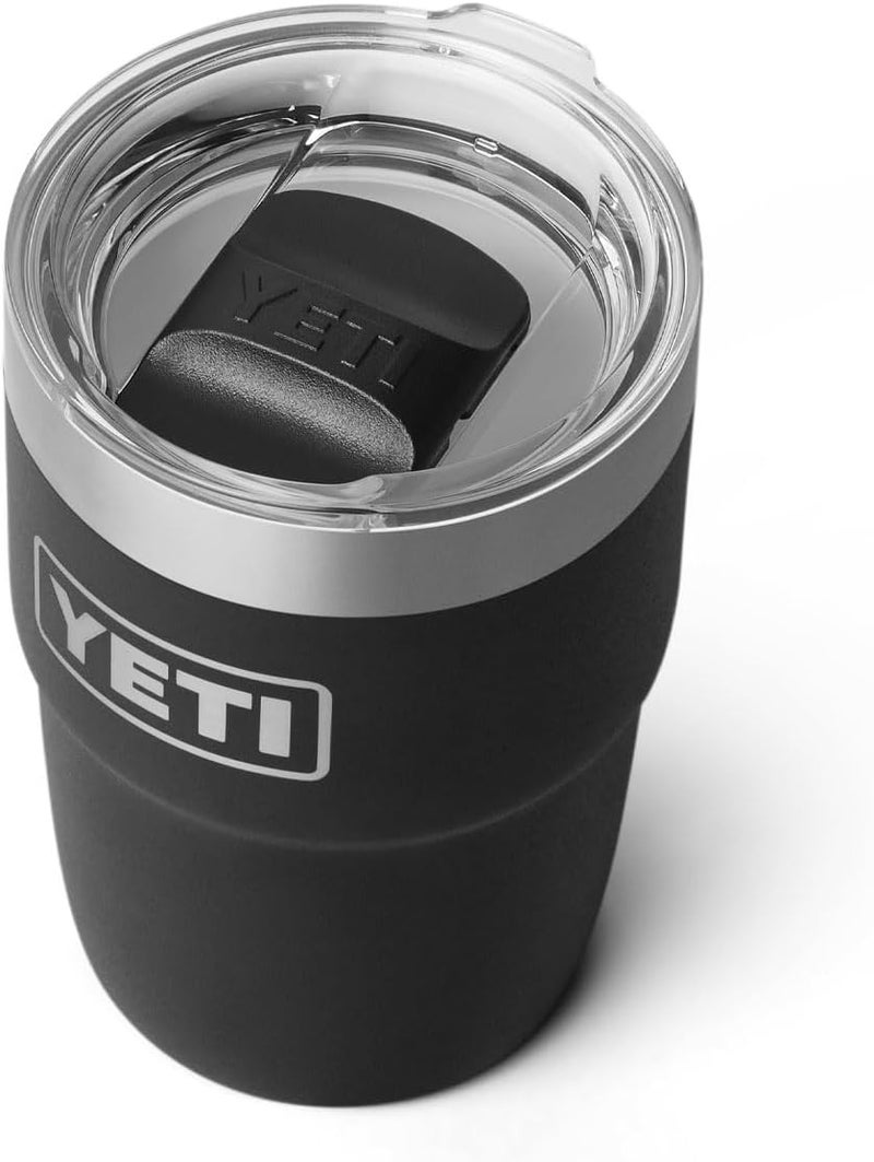 YETI Rambler 8 oz Insulated Coffee Mug with Lid - Stackable Double-Wall Vacuum Insulated Coffee Cup - DuraSip Ceramic Lining - Barista-Friendly Design - Stainless Steel - Dishwasher Safe - Image 3